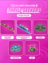 Planet Coaster 2: Thrill-Seekers Ride Pack (DLC) (Xbox Series X|S) XBOX LIVE Key UNITED STATES