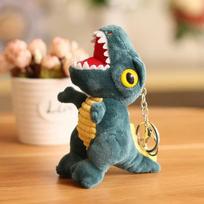 Mielas Animacinis Mažas Dinozauras Pakabukas Pliušinis Žaislas Skudurinė Lėlė Tyrannosaurus Rex Lėlė Raktų Pakabukas Krepšio Pakabinama Dekoracija 14 cm, Tyrannosaurus rex