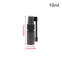 10 ml-100 ml tušti PET nosies purškiklių buteliukai su pompa, purškikliu, rūku, įpilami, maži, besisukantys rūko purškimo buteliukai 10ml black