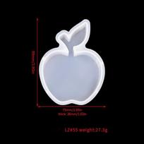 Vaisių formos žvakių formos Obuolio Kriaušės Braškės formos silikoninė forma Derva Gipsas Žvakė Muilo formos Vaško gamyba Namų dekoravimas Apple