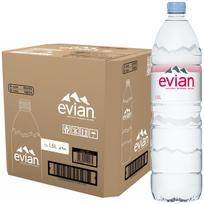 Evian Itoen evian Kietas mineralinis vanduo Plastikinis butelis x 12 butelių 1.5L [Oficialus importas]