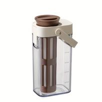 1pc Removable Filter Coffee Cold Brew Pot 1L Large Capacity Water Bottle Home Portable Cold Water Bottle Outdoor Fruit Tea Pot Cold Water Cup 1pc