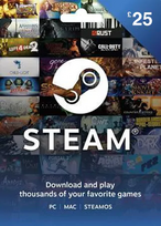 Steam Wallet Gift Card 25GBP Steam Key UNITED KINGDOM