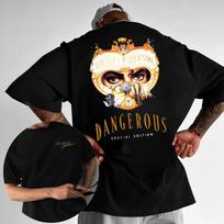 Summer Michael Jackson Poster Tshirt Paired Printed Flower Mens Cotton Luxury Fashion Tshirt Retro Cotton Oversized Tshirt S