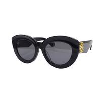 Loewe Madingi Cat Eye akiniai nuo saulės Moteriški akiniai nuo saulės LW40051F-01A Basic Packaging-Eyeglass Pouch or Eyeglass Case