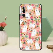 Japanese Spitz Dog For Samsung Galaxy A16 A55 A35 A15 A32 A12 A22 A52 A54 A34 A14 A56 A36 A26 A13 A53 A06 Case Samsung A14