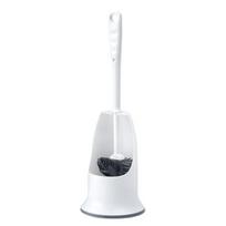 Long Handle Toilet Brush with Anti-Slip Grip, Silicone Bristles Curved Double Head Cleaning Brush for Deep Cleaning Stain balta