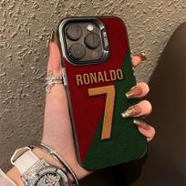 Ronaldo Portugalija tinka Apple 16 Promax mobiliojo telefono dėklui 15Pro 14 12 11 13 Naujas XSMAX Apple 11