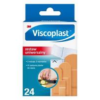 Viscoplast™ Zestaw Uniwersalny, Zestaw Plastrów, 5 Rozmiarów, Pudełko/24 Szt.
