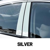 For Mazda 3 Axela 2014 2015 2016 2017 2018 car window decorative cover center film pillar B C pillar sticker automotive parts sidabras
