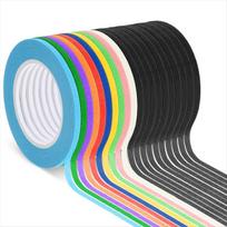 BHBL 20 Rolls 1/8 Inch Whiteboard Tape Line,Graphic Tape, Pinstripe Tape for Dry Erase Board, Draping Tape,Gridding Tape China Mainland