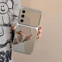 Case for Samsung Galaxy S22+,S22,S21 FE,S21,S21+,S20 FE Trending Big Window Cover Mirror Phone Casing Galaxy S22+