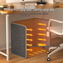 Smart Three-Dimensional Under-Desk Foot Warmer for Home or Office elniukas
