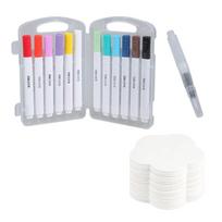 Magics Puff Paint with Watercolor Pen 3D Drawing Paper Sponge Foam Texture Paper Art Supplies for Kids Adults gray