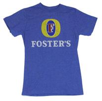 Fosters Beer vyriški marškinėliai - Nudėvėtas Australijos alaus kompanijos logotipas M