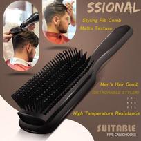 4Pcs Paddle Hair Brush Detangling Brush and Hair Comb Set for Men and Women Long Thick Thin Curly juoda