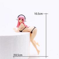 12cm Supe Sonico Anime Figure Cartoon Sexy Girl Action Figure PVC Model Toys Collection Noodle Stopper Japanese Doll Fans Gift