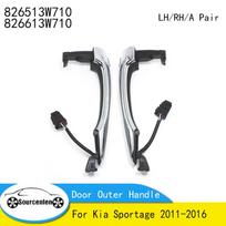 826513W710 826613W710 Keyless Entry Door Knob with Button Door Outer Handle For Kia Sportage 2011-2016 Left white