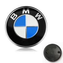 3d ABS 74mm 82mm Anniversary BMW Hood Emblem Car Front Logo Rear Badge Cover For BMW E39 E46 E30 E36 E87 E60 E90 Accessories 74mm 1PC
