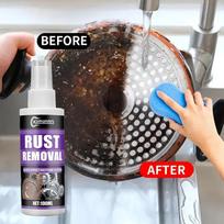 New Rust Remover Spray: Iron Powder Formula, penetrating cleaner/stripper, metal/chrome restorer. For iron surfaces only 1