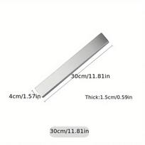 Profesionalus magnetinis strypas Nerūdijančio plieno magnetinis peilių laikiklis Stovas Virtuvės peilių lentyna Juosta 30 40 50 cm Virtuvės reikmenys white
