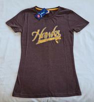 Hawthorn Hawks AFL AF5916 W16 Ladies Printed Short Sleeve T Shirt Size 10 New L