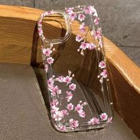 Cherry Blossoms Print Phone Case For iPhone 17 Pro Air 16 15 14 13 12 11 Pro Max X XS XR 15 Plus 16E 17E Soft Clear Cover iPhone 13 Pro Max
