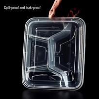KAZAN 1500ml Plastic Square Food Containers (150 Sets)