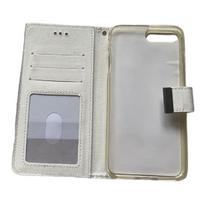 Apple Iphone 7 Plus Leather Phone Case With Carbon Fiber Material Shockproof Stand Magnetic For Business Use Rose 7Plus