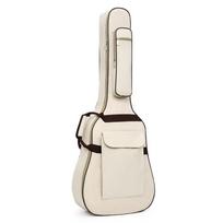 10 MM Thick Sponge 41 Inch Guitar Bag Carrying Bag for Electric Guitars  Acoustic Guitar smėlis