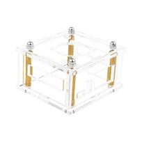 Orange Pi Zero 3 Acrylic Case with Fan & Heatsink - Protective Enclosure
