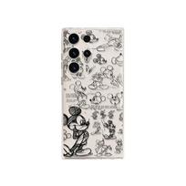 Applicable to Samsung S25ultra Apple iphone17 ins Mickey Minnie mobile phone case painted cartoon case iphone17