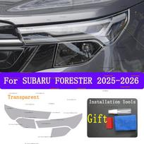 For SUBARU FORESTER 2025-2026 Car Exterior Headlight Anti-scratch Front Lamp Transparent TPU Protective Film Accessories Sticker Transperent