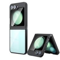 Samsung Z Flip7/6/5 Frosted Semi-transparent Drop-proof Protective Case Samsung Z Flip6 skaidri