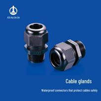 KSS NPT Series Fire-Rated Cable Gland, 94V-2 NPT-114 Black 10 pcs/pack