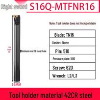 CNC Boring Bar 91° Turning Tool S32T/S25S/S20R-MTFNR16 Triangle