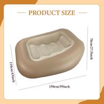 Sofa Bag Air Lazy Folding Inflatable Portable Camping Sofa Mattress for Outdoor Music Festival Recliner Trip Picnic Camping kava