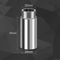 10-60mm Dušo galvutės prailginimo vamzdelis Nerūdijančio plieno Vonios dušo prailgintuvas Vonios namų techninės įrangos priedams gray