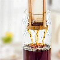 B97A-1000Ml Cold Brew Coffee Pot High Borosilicate Glass Household Cold Brew Bottle Cold Brew Fruit Tea Kettle For Home Use chaki