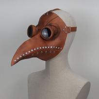 Steampunk paukščių kaukė Cosplay Long Nose Helovino kaukių kostiumų rekvizitai varis