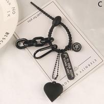 Mielas Bow Tie Bear Raktų pakabukas Meilė Pentagram Pakabukas Raktų Pakabukas Automobilio krepšelio Charms Decor