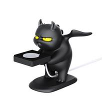 Power Adapter Charger-Cradle Dock Station Stand Bracket Base for Ultra 8 7 6 5 4 3 2 SE Smartwatch Portable FastCharging black