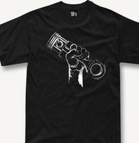 Piston Piston Revolution Turbo Car Jdm Tuning Drift Unisex T-Shirt S white