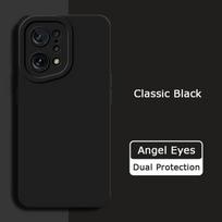 Angel Eyes Kvadratinis Skysto Silikono Telefono Dėklas OPPO Find X5 Pro 5G 360 Apsauginis Minkštas Smūgiams Atsparus Galinis Dėklas FindX5 X5Pro Krepšiai OPPO Find X5