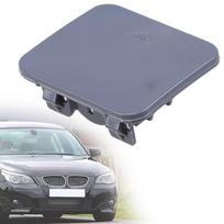 Pilkas priekinio buferio vilkimo kablio dangtelis, tinkantis BMW 5 serijos E60/E61 2004-2007 m. Automobilių aksesuarai