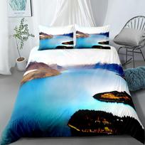 Ibérian Coastal Landscape Duvet Cover Set King Queen Double Full Twin Single Size Bed Linen Set 135x200cm