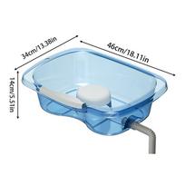 Hair Washing Basin Winter Shampoo Bowl for Bedside Hair Washing Bowl and Basin At Home for The Elderly Seniors and Disabled mėlyna