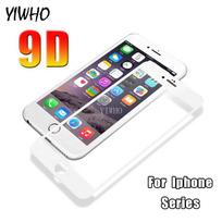 Película protetora de tela 9D para Apple IPhone XMax XR X XS MAX Vidro temperado à prova de explosão I Phone 6 6s 7 8 Plus Preto Branco Vidro iphone 11 gryna