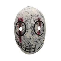 Helovino vakarėlio siaubo skerdiko pusės veido kaukė cos Dead by Daylight Legion žaidimo latekso kaukė pilka spalva