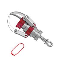 Mini Press Claw Keychain ABS Doll Machine Grab-clip Keyring Secure Holder For Key Backpacks Fun Simulation Accessories